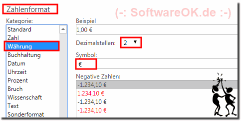 MS-Excel Euro Currency!