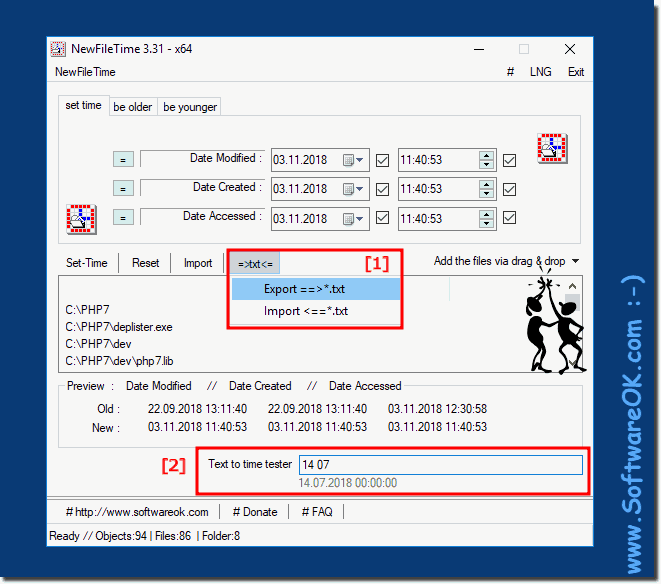 PowerPoint Office Timestamp Allgemein