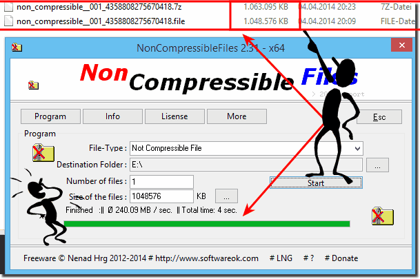Compress the non compressible files with 7-zip!
