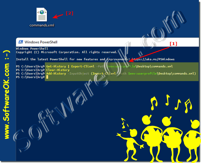  Export and import command history in Windows PowerShell!