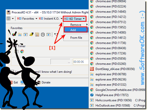 KO Timer for Programs and APP Terminator on Windows!