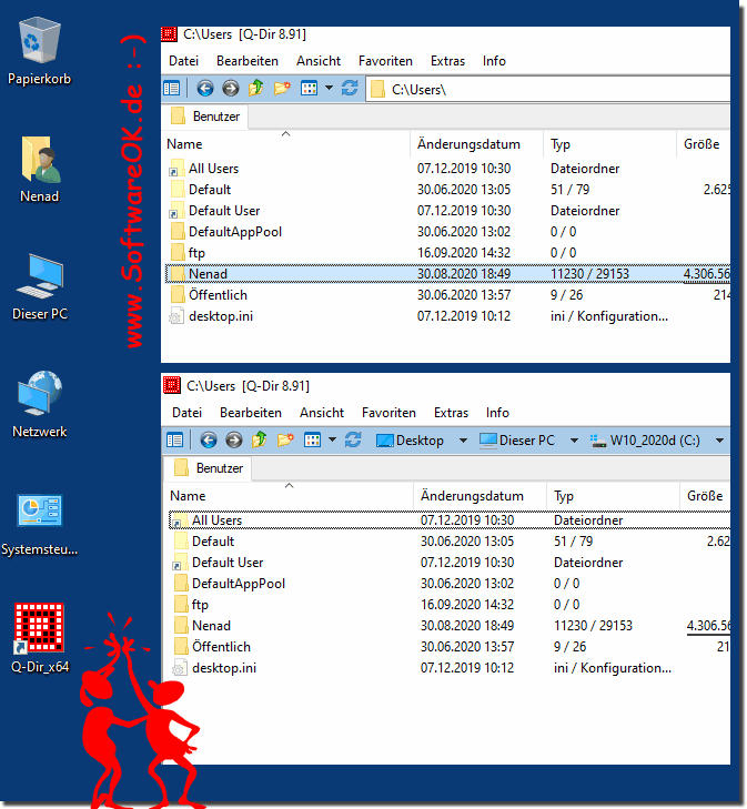 As admin all user folders edited correct path! 