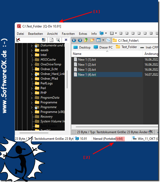 Recognize file explorer of Q-Dir version!