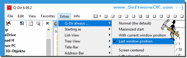 Keep Last Quad-Explorer Window Position!