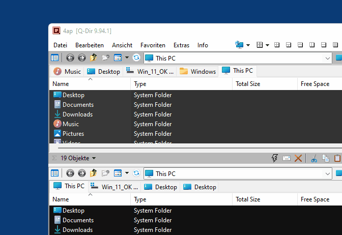 Explorer folder tabs or move tabs on Windows 11, 10, ...
