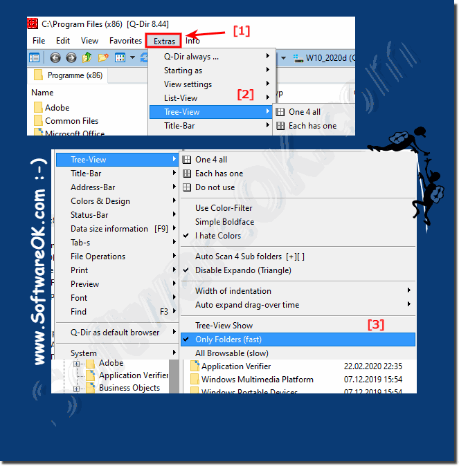 turn off seeing zip files in the tree view