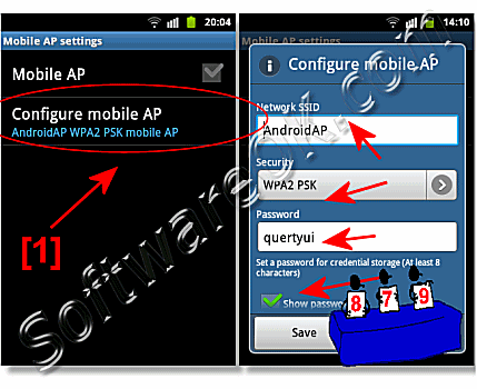 Configure Mobile Android Password on Samsung-Galaxy
