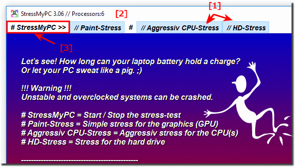 tress test, load only the graphics card!