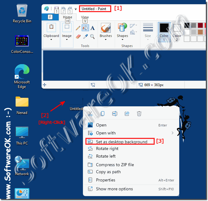 Change background on computer Windows 11, 10, ...!