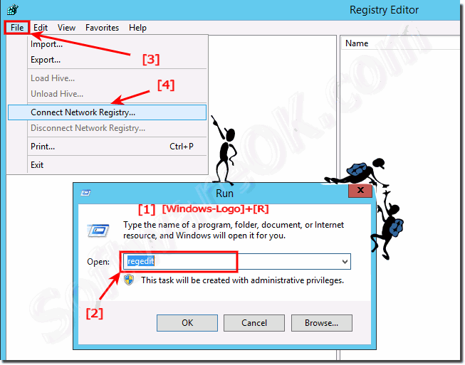 Connect to a Remote Registry on Windows and Server!