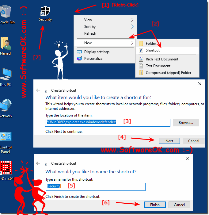 Security at a glance Desktop Shortcut!