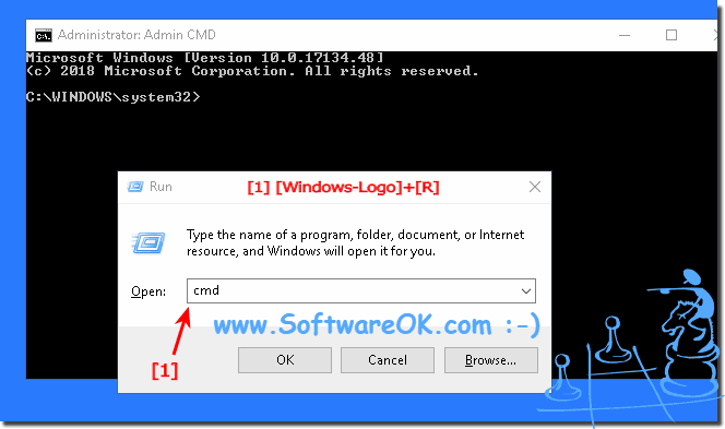 Start the cmd.exe on all Windows OS!