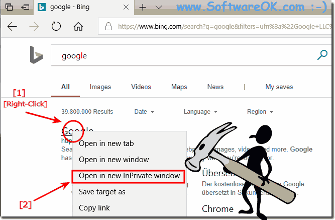 Anonymous or private browsing on Windows-10!