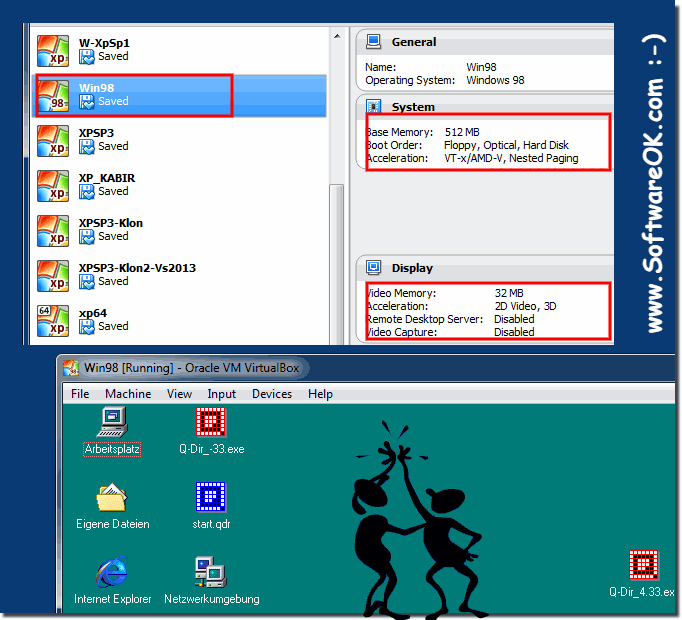 Use Windows 98 on Windows 10 2020 and 2021!
