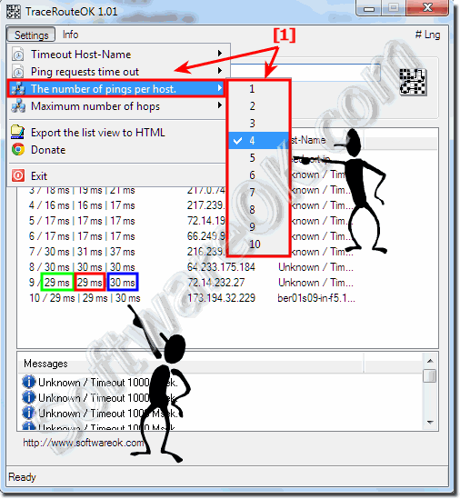 Ping requests time out inTrace-Route-OK!