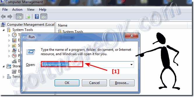 Computer Management via MS Windows-7 Run-Dialog!