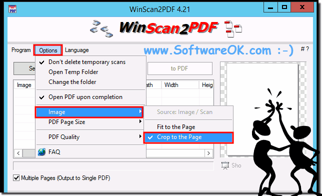 PDF perfekt cropped output page size!