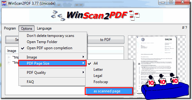 Unattractive aspect ratio when scanning!