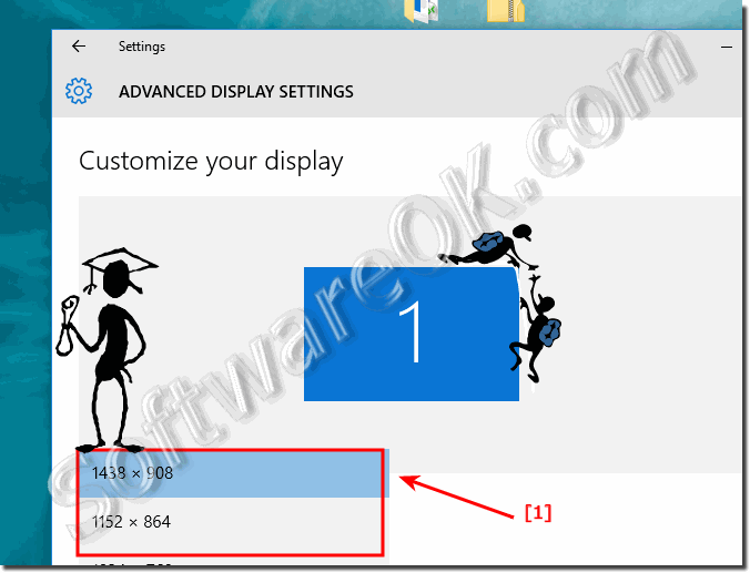 Change Display-Resolution in Windows-10!