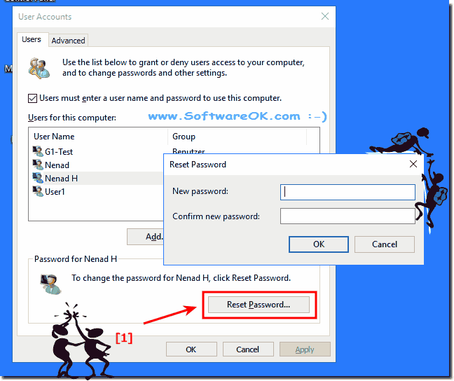 Change you user password in Windows 10!