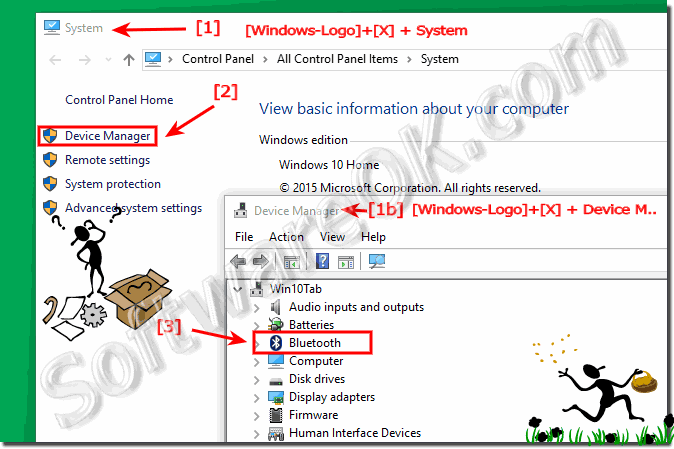 Check on Windows-10 the Bluetooth support!