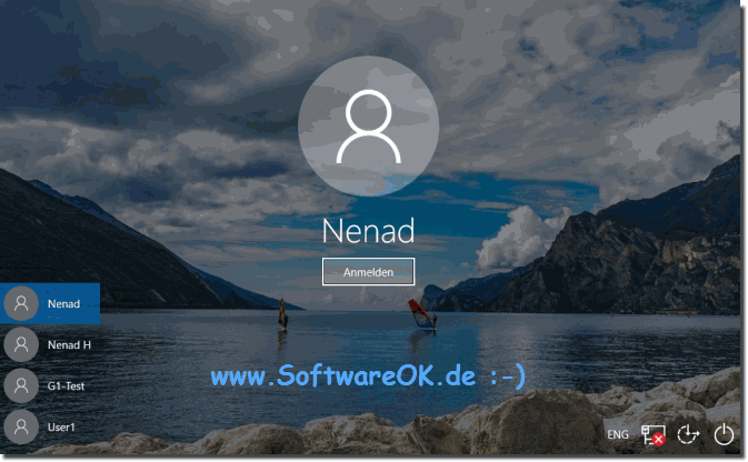 Der Windows-10 Sperrbildschirm!