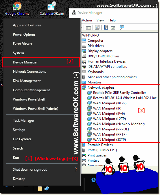 Device Manager Wi-Fi  Adapter in Windows 10!
