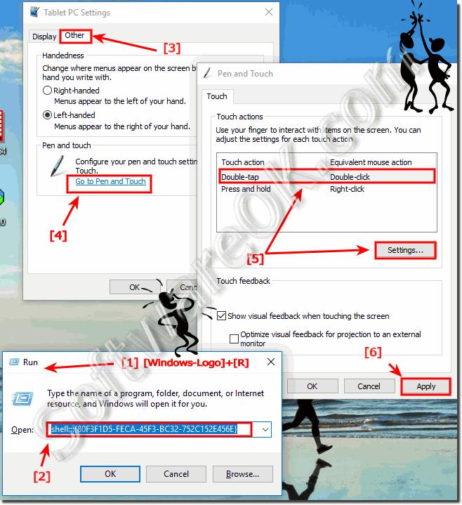 Double Tap Time for Touch Screens on Windows!