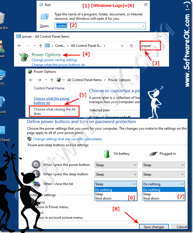 Ordinateur portable ne dort pas lorsqu'il est fermé dans Windows 10!