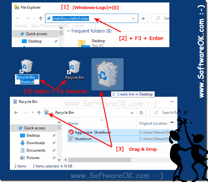 Recycle Bin ergo TrashCan Shortcut!