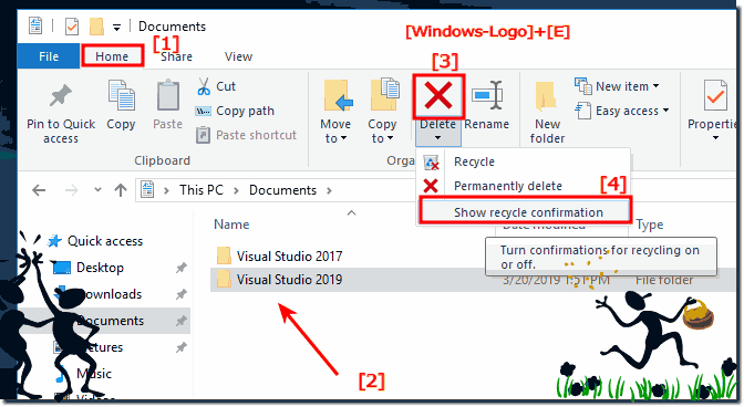 Recycle Confirm the deletion process!