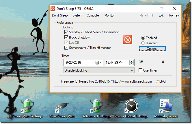 Sleep Mode Disabled Windows Vista