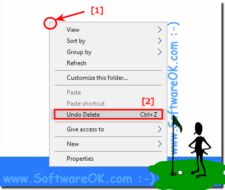 Undo Delete files from in Windows 10 File-Explorer!