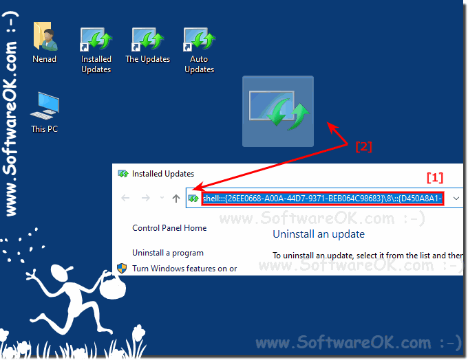 Uninstall update Desktop Shortcut!