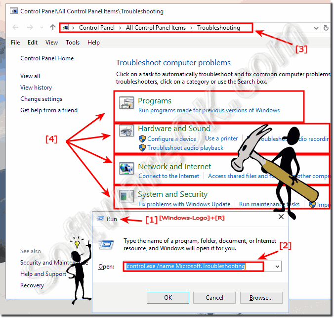 Useful and easy Troubleshooting on Windows-10!