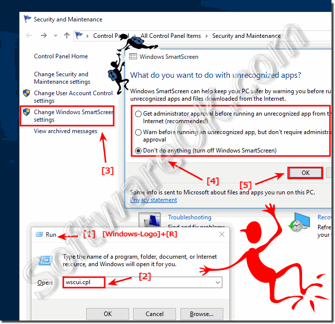 Windows-10 and Smart Screen settings!
