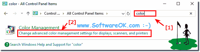 Windows-10 color profile for a device!