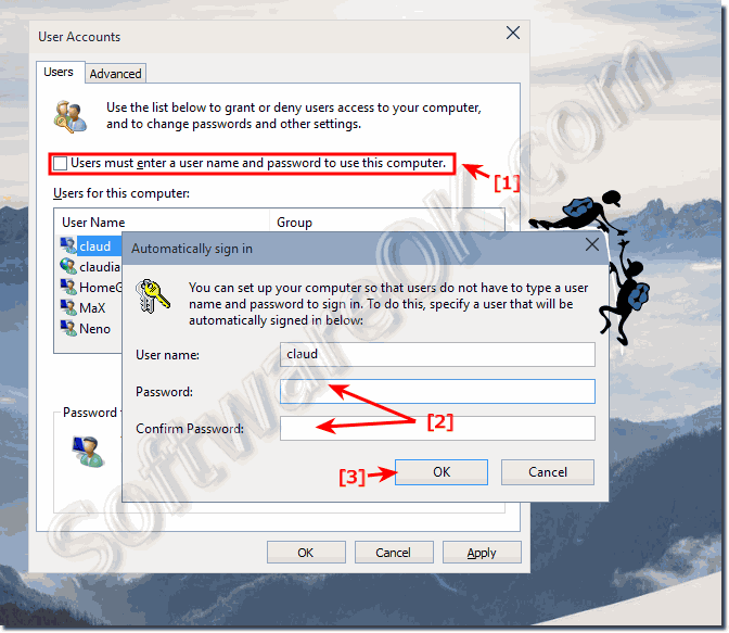 Windows Auto Login Vista