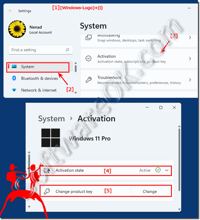 Check whether Windows 11 is activated, where can I see it?