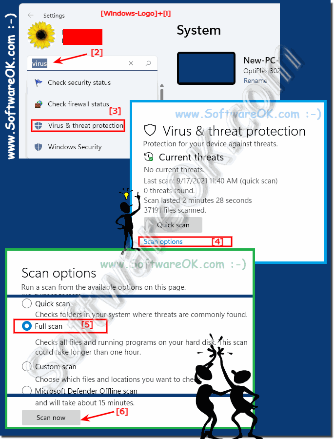 Complete check for malware on Windows 11!