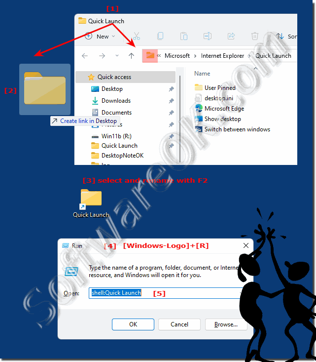 Folder shortcut on the windows 11 desktop!