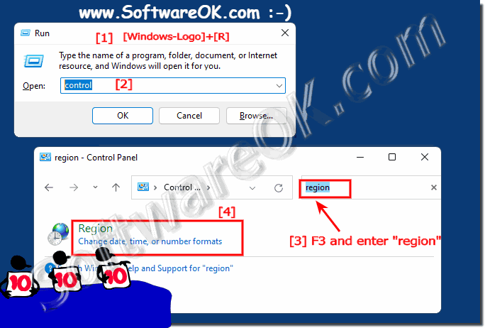 Region settings in Control Panel on Win 11!