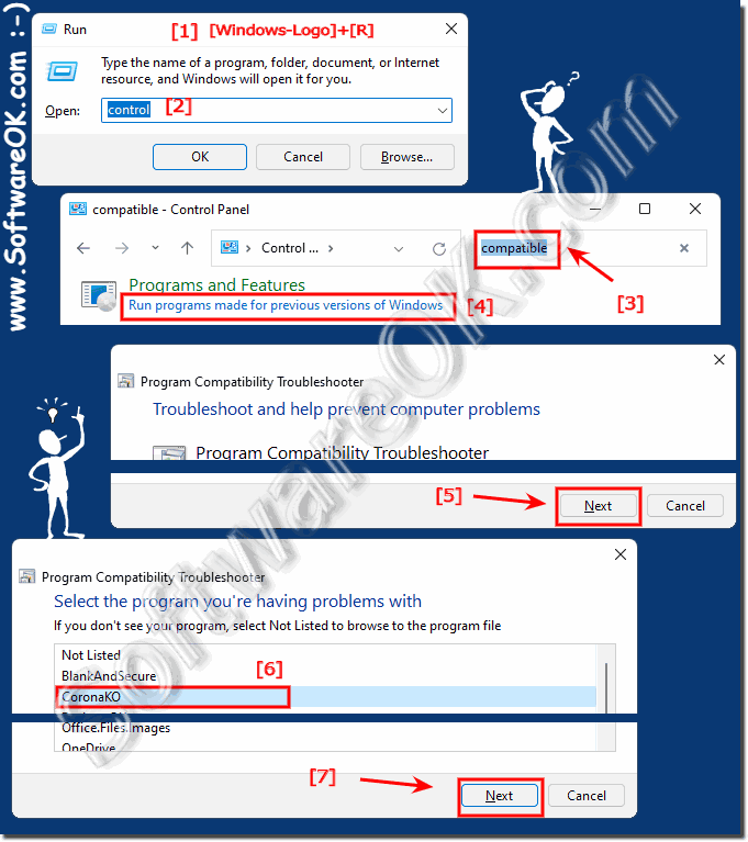 Run Program Compatibility Troubleshooter on Windows 11!