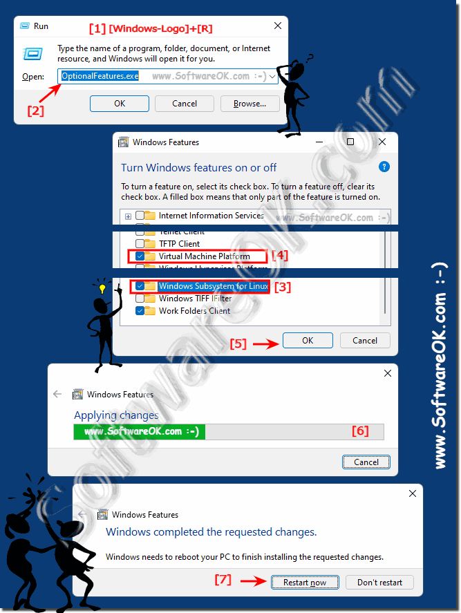 The Windows Subsystem for Linux on Windows 11!