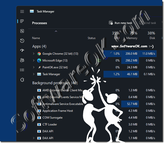 Windows 11 new task manager!