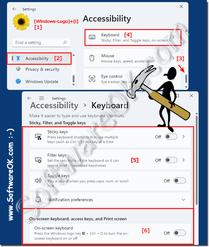 Windows 11 no missing the keyboard settings!