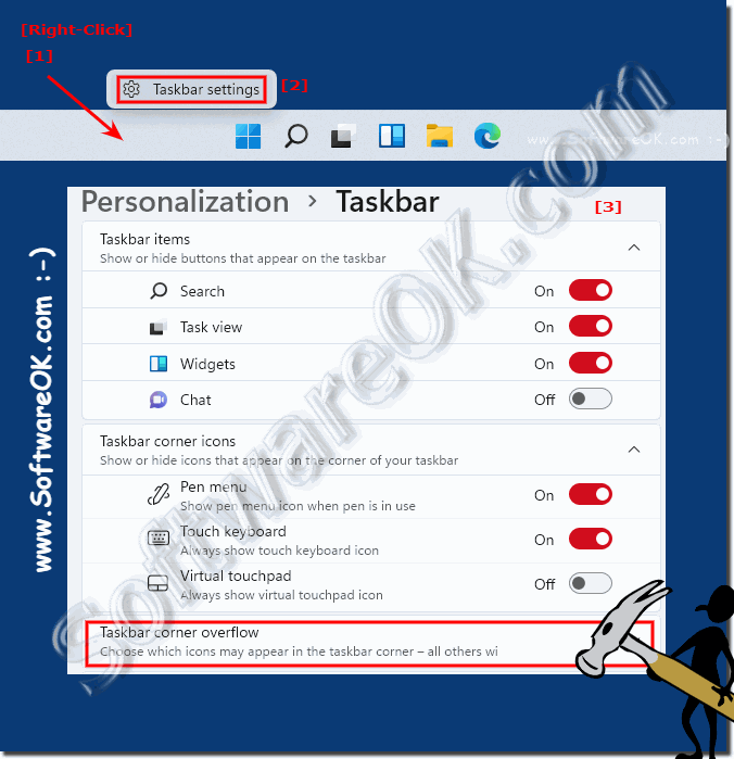 Would you like to display the title window in the Windows 11 taskbar?