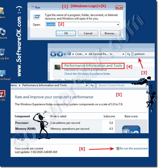 Run Performance Test on Windows 7 ergo Windows Experience Index!