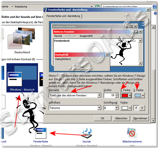 Windows_7 basic design adjust window color