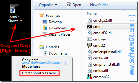 Windows 7 administrator mode shortcut for cmd.exe!